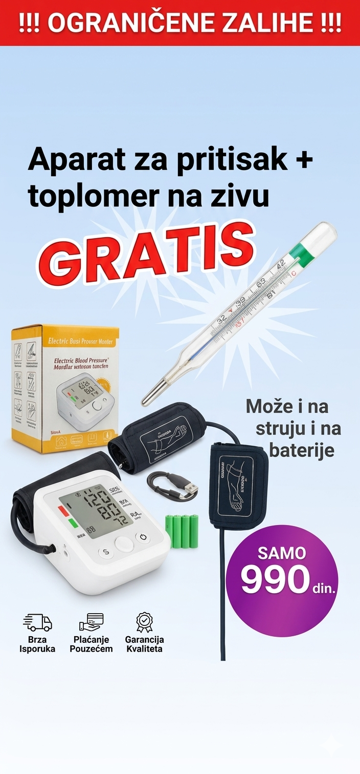 Aparat za merenja pitiska + toplomer
