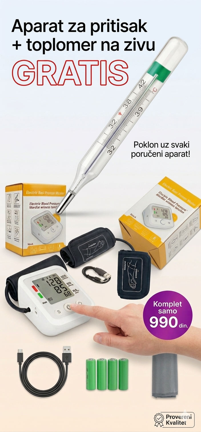 Aparat za merenja pitiska + toplomer