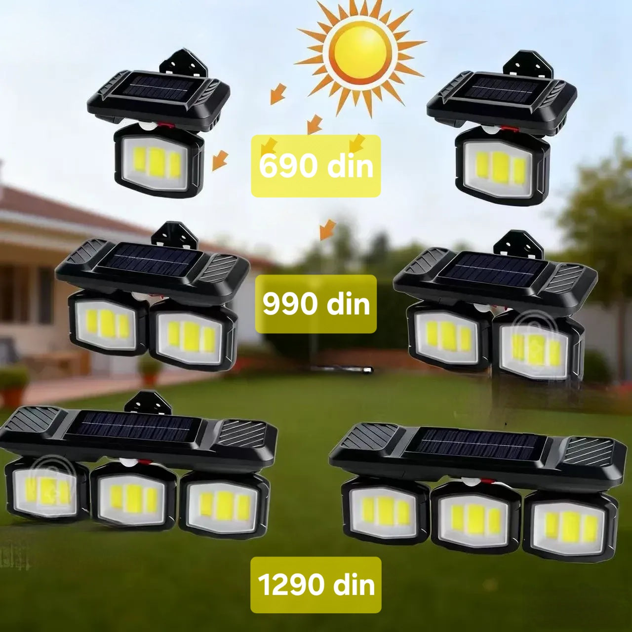 Solarni Reflektori 3 modela
