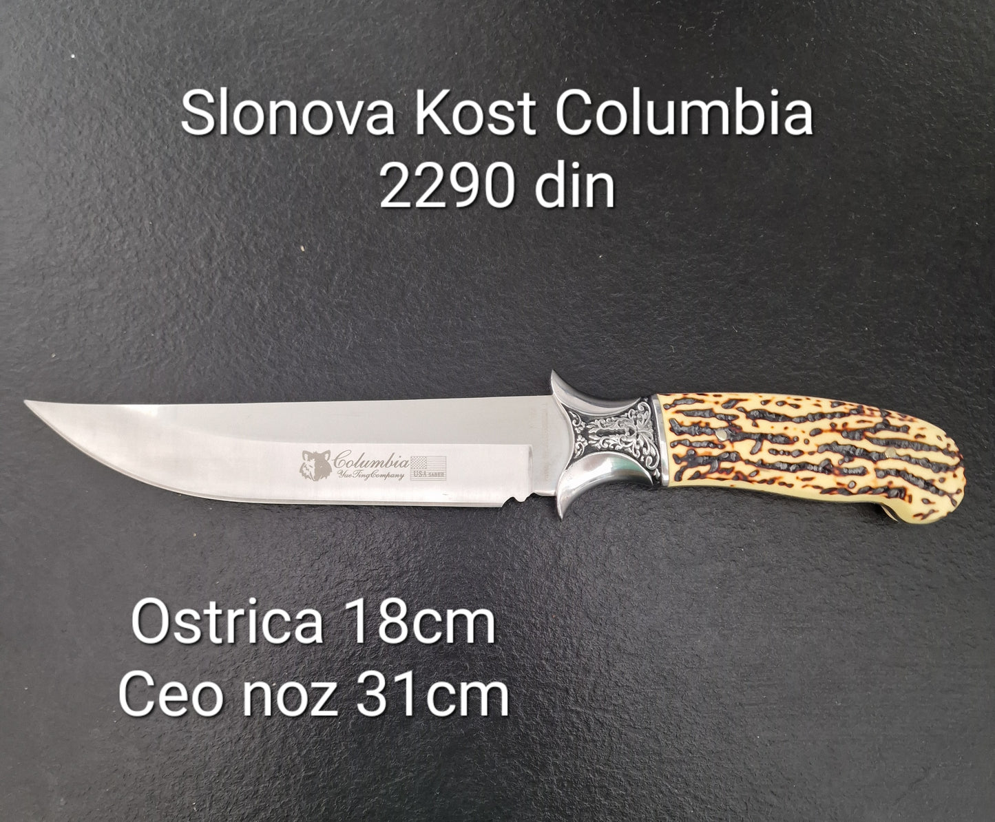 Noz Slonova kost Columbia original