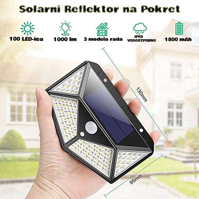 Solarni reflektor na 4 strane