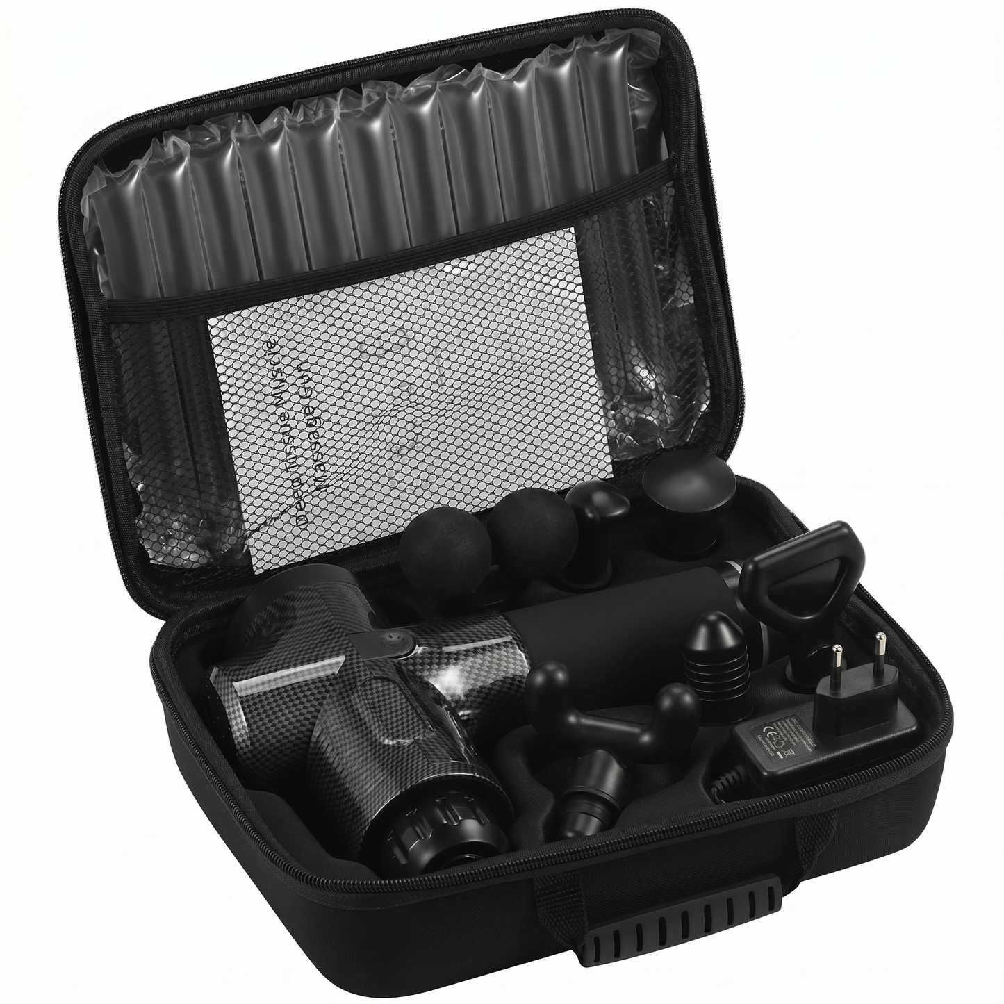 Carbon professional pistolj masazer