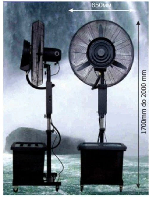 Ventilator sa raspršivačem vode - za kafiće, restorane, bašte